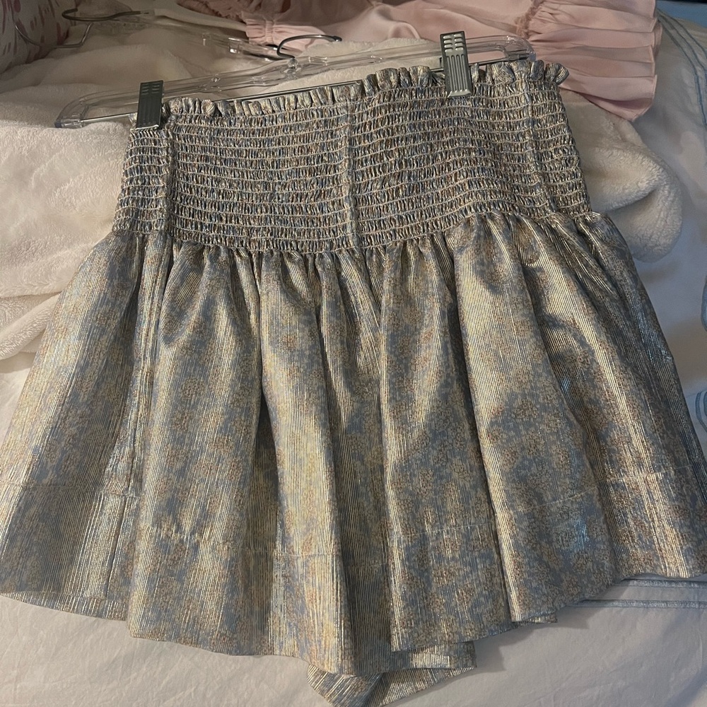 silver koch skirt